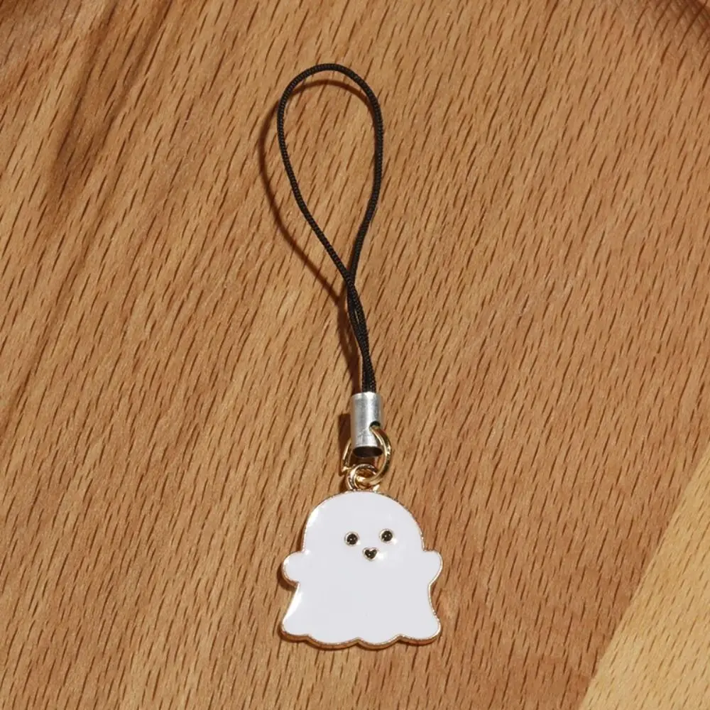 Fashion Ghost Mobile Phone Charms Devil Metal Phone Rope Key Chain Phone