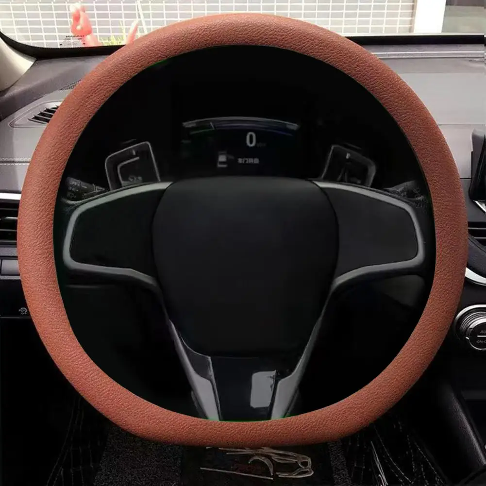 Soft Silicone Steering Wheel Cover Silicone Car Cover Silicone Steering Wheel Cover Anti-slip Sweat-proof Grip for Circular