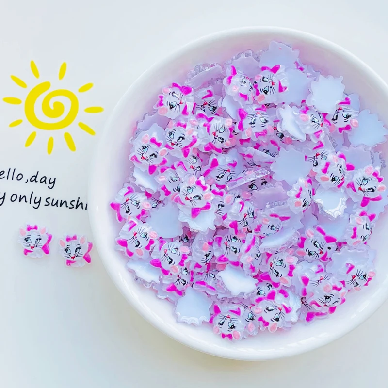 50 قطعة الراتنج المختلط الكرتون السحر الحيوان الثعلب شقة الظهر حلية صنع المجوهرات مانيكير Hairwear اكسسوارات A38 #5