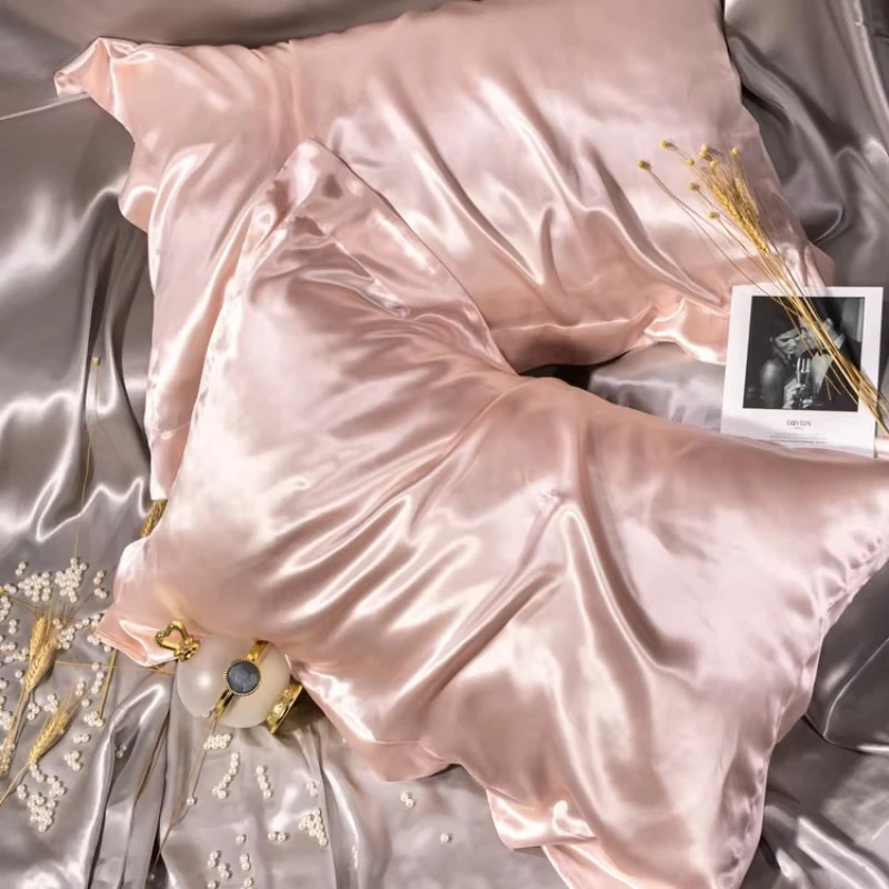 Natural Mulberry Silk Pillow Case Real Silk Protect Hair Skin Pillowcase Any Size Customized Bedding Pillow Cases Cover