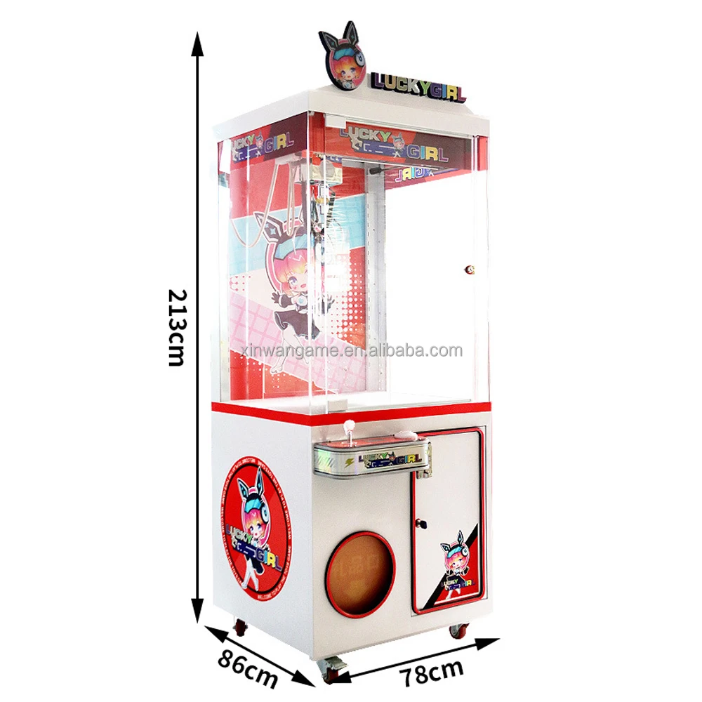 Cartoon Plush Toys Claw Machine Mini Commercial Coin Game Console Crane Vending Machine With Bill Acceptor Factory Sale