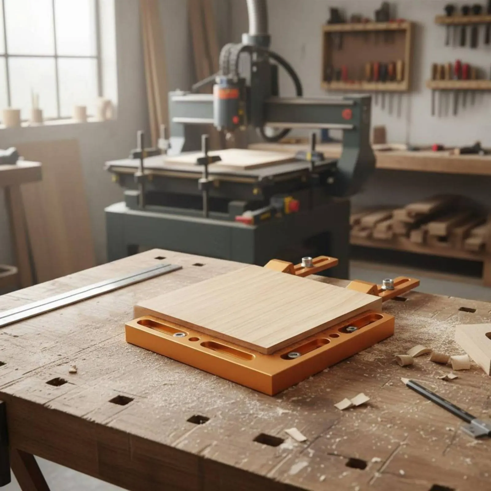Picture 4: 90 Degree Corner Clamp Adjustable 90-Degree Angle Positioning Jig 90-Degree Angle Clamping Jig Sturdy Construction