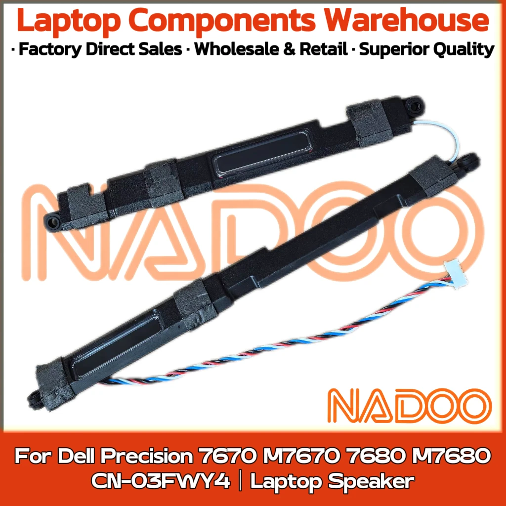 

New Original Laptop Notebook Audio Speaker For Dell Precision 7670 M7670 7680 M7680 built-in speaker horn audio CN-03FWY4