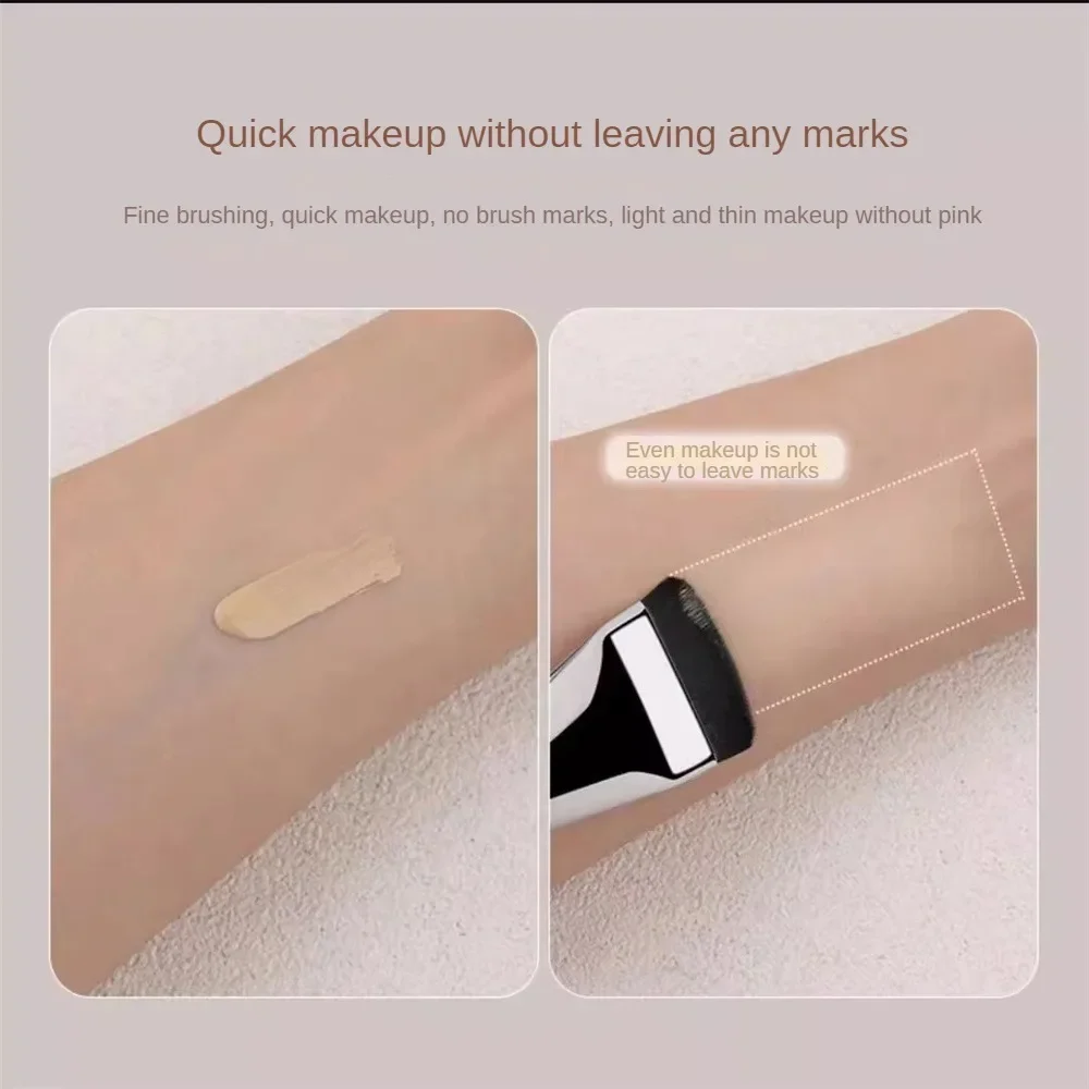 Ultra Thin Foundation Brush Soft Hair Thin Face Contour Brush BB Cream Blender Mixed Foundation Cream Makeup Brush Makeup Tool