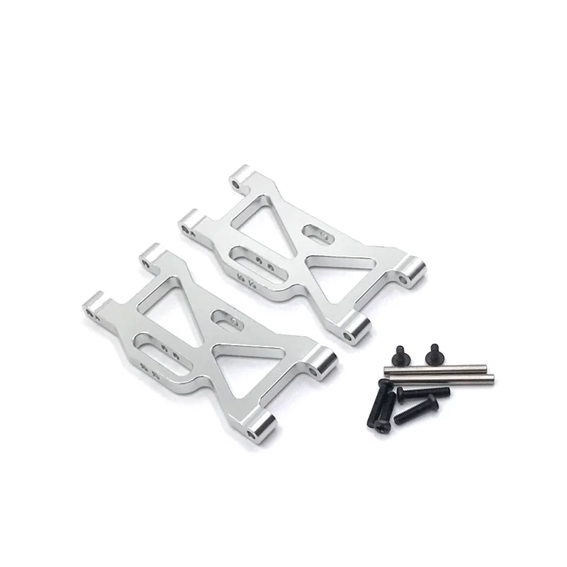 Piezas de coche con Control remoto, mejora y modificación de Metal, brazo oscilante delantero apto para Weili 1/10 104001 104002