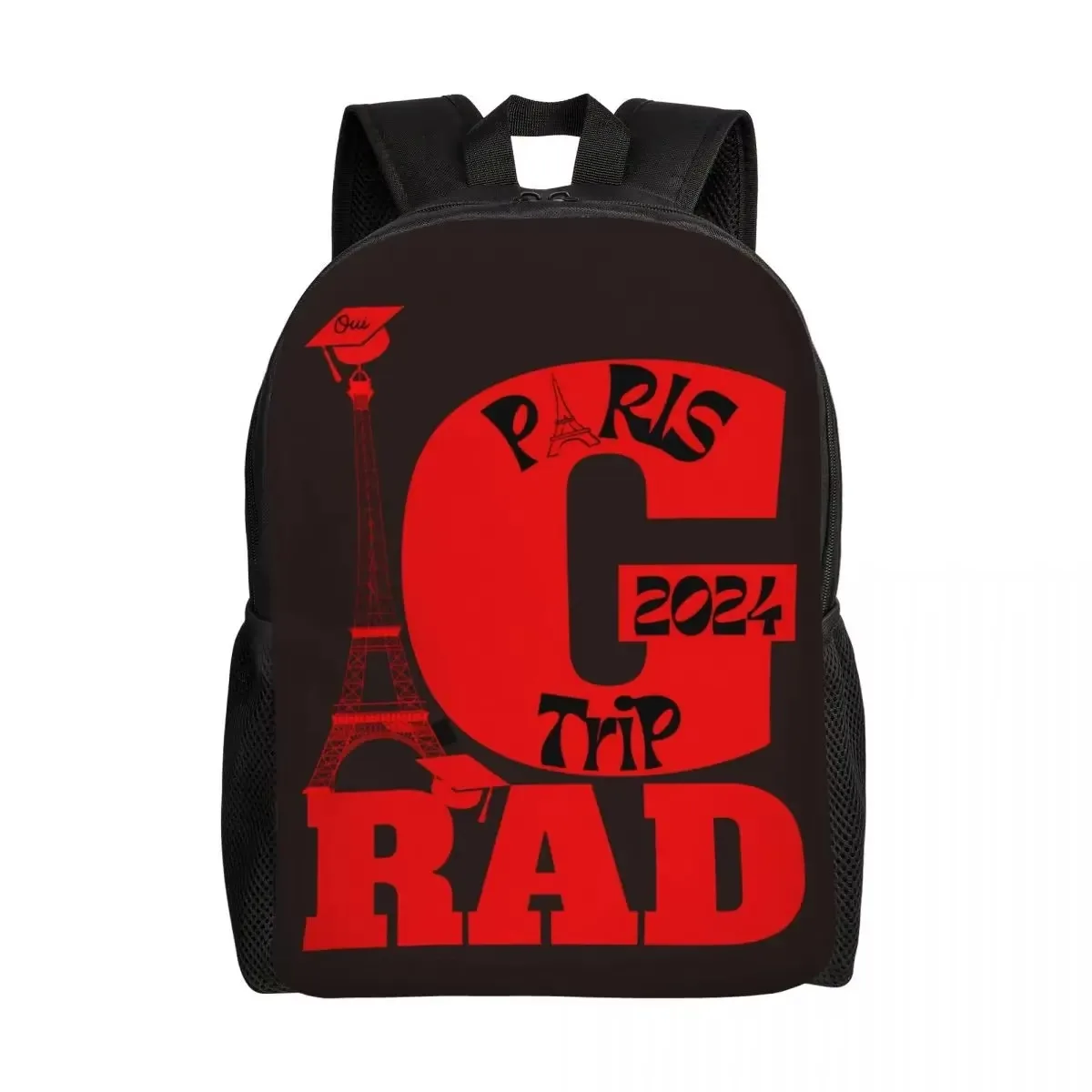 

Custom France Flag Backpacks for Girls Boys French Proud School College Travel Bags Men Women Bookbag Fits 15 Inch Laptop