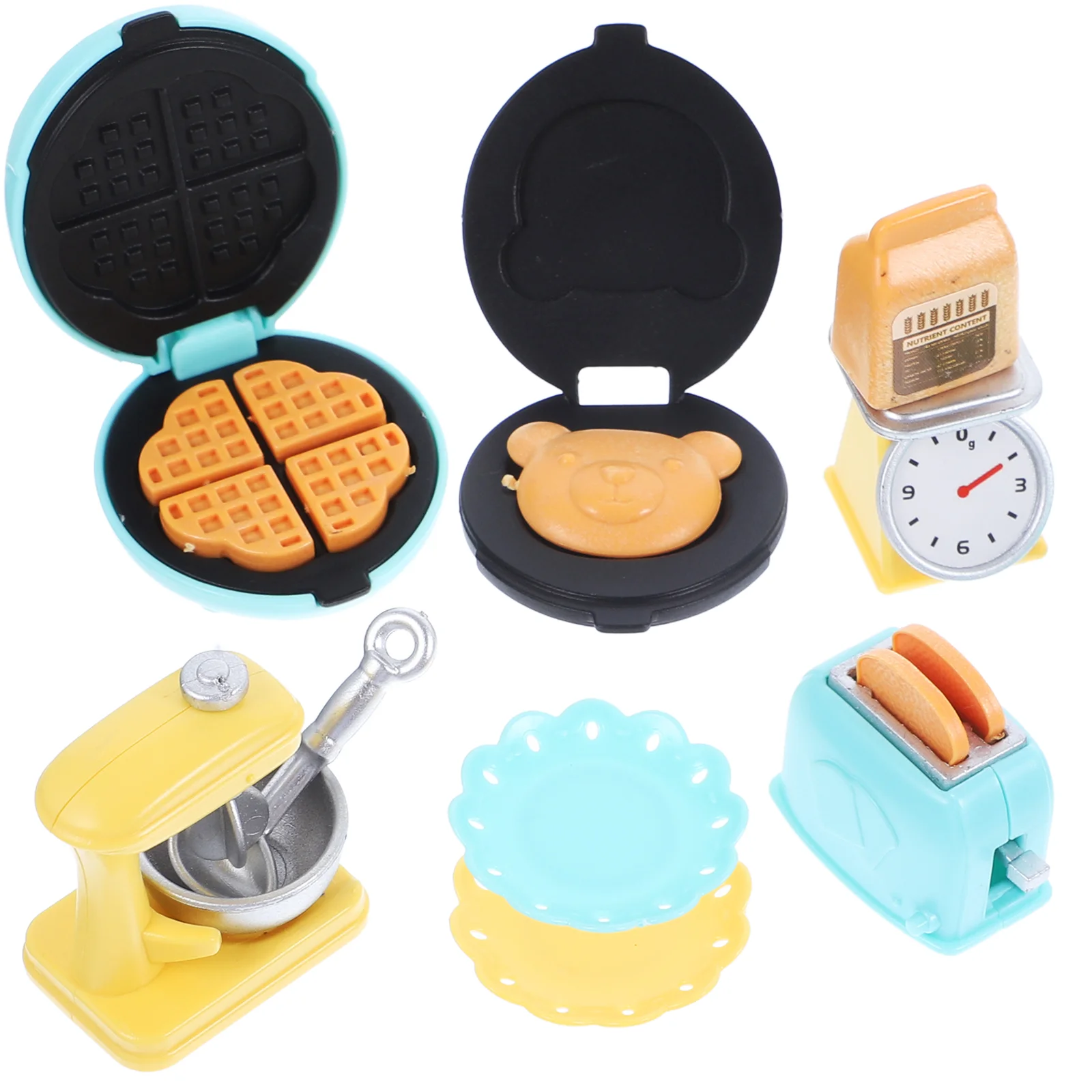 Mélangeurs de maison de courses, cuisinière, mini cuisson, accessoires de jouets, modèle l'inventaire, micro scène