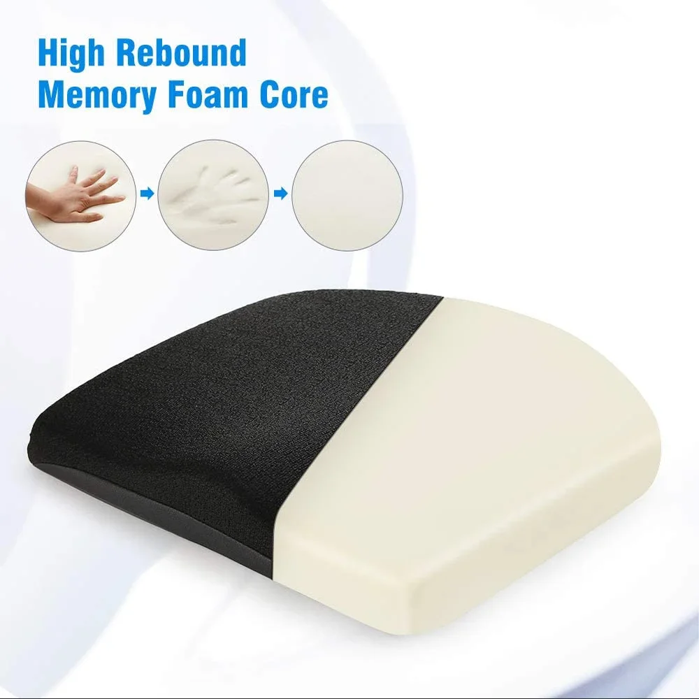 High quality Memory Foam Non-slip Cushion Pad Adjustable Car Seat Cushions Car Seat Booster Cushion Healthy Sitting Breathable