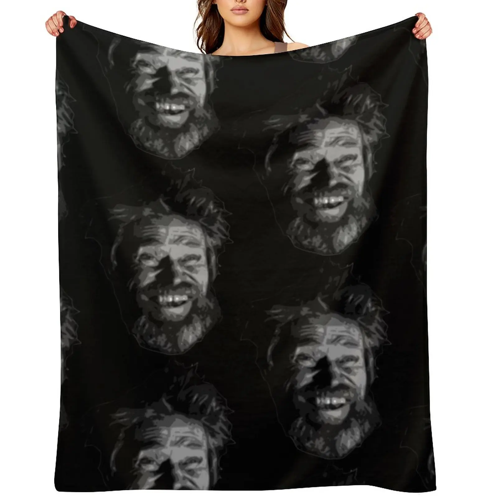 

The Lighthouse, Dafoe Laughing Throw Blanket manga warm for winter Plaid on the sofa Fashion Sofas Blankets