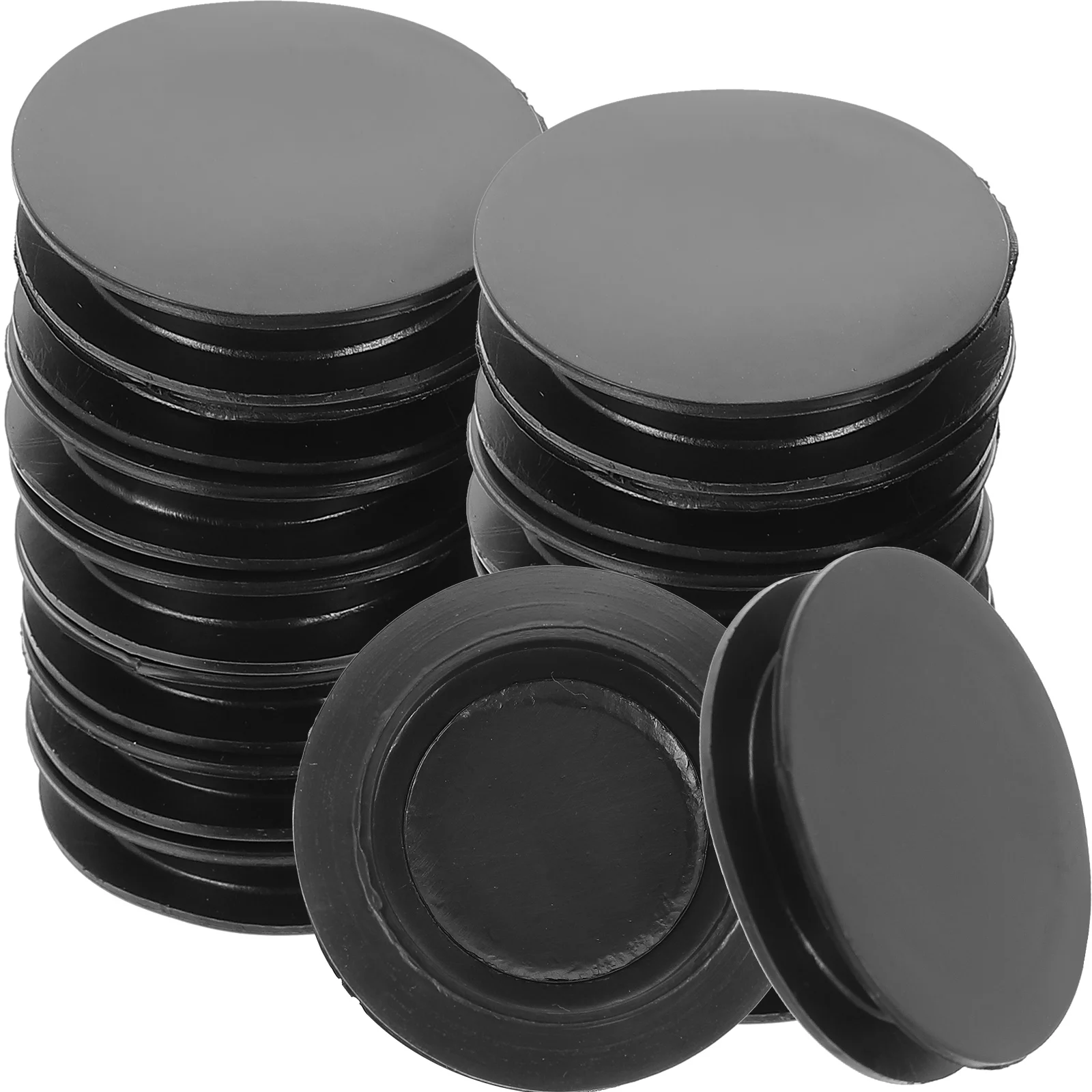 40pcs Piggy Bank Bottom Cover Stoppers PVC Plugs Money Jar Caps 42mm Outer 32mm Inner Diameter Easy Install