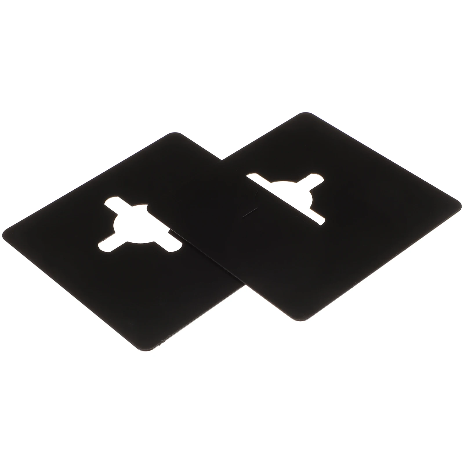 

2pcs Door Lock Repair Board Reinforcement Plate Filler Handle Doorknob Brushed Stainless Steel Modern Wooden Metal Doors