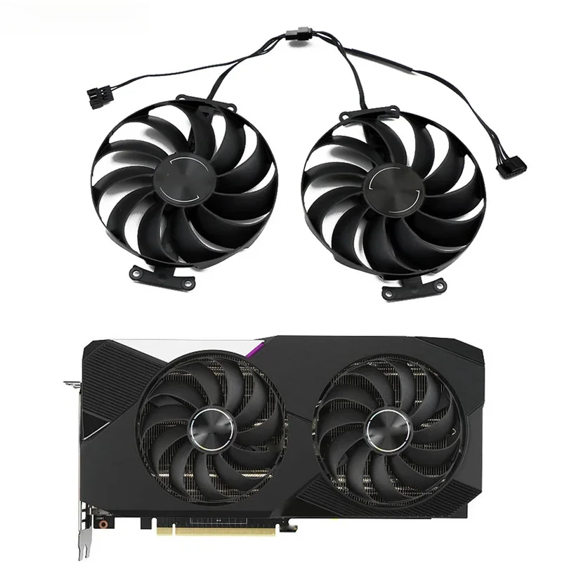 95MM 7Pin GPU Cooling Fan CF1010U12S FDC10U12S9‑C For ASUS RTX3060Ti RTX3070 DUAL OC Graphics Video Fan