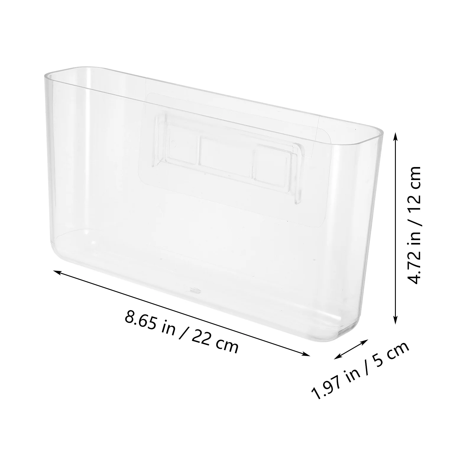 Caja de almacenamiento transparente para escritorio, estante de pared, portalápices, accesorios Kawaii, suministros escolares, papelería japonesa, taza de oficina