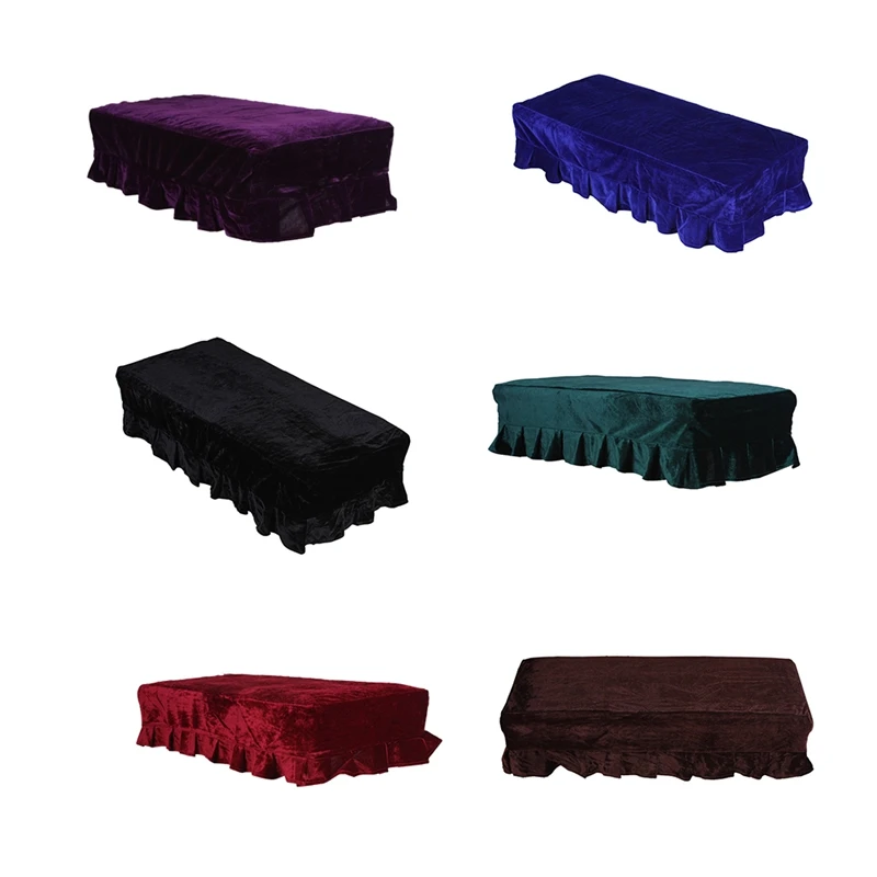 

Piano Bench Cover Gold Velvet Piano Double Bench Cover Dust-Proof Thickened Piano Bench Cover Guzheng Piano Bench Cover