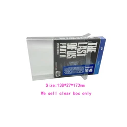 Plastic clear box For PS4 for The Last of Us Part II Special Edition game PET Transparent Plastic Storage box Display Box