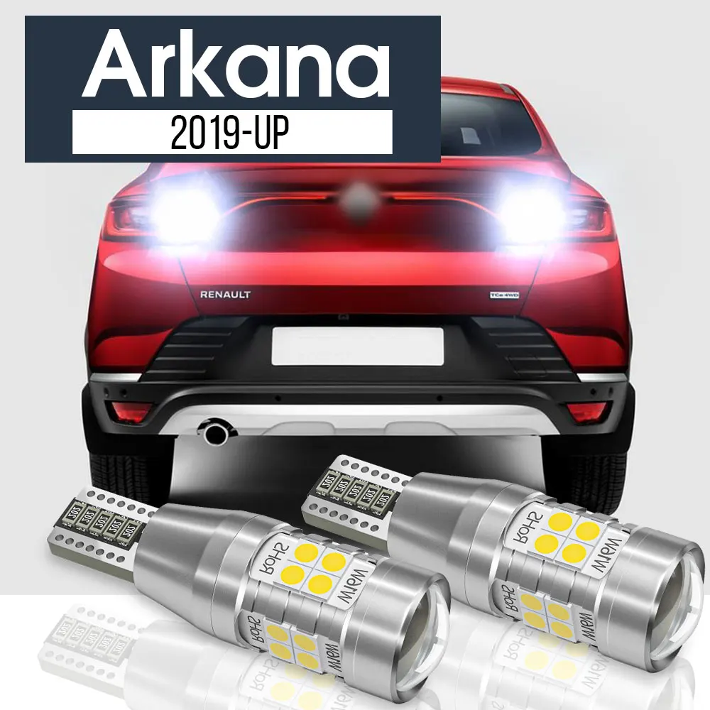 

2pcs LED Backup Light Reverse Lamp Blub Canbus Accessories For Renault Arkana 2019 2020 2021