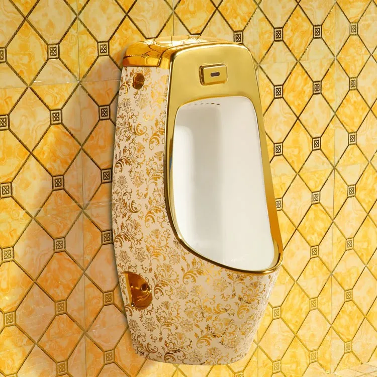 Urinal Gold Sensor Men's Wall Mounted Urinal Urinal