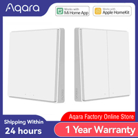 Original Aqara Wall Switch D1 ZigBee Smart Wireless Key Light Button Remote Control Aqara Switch Support Mi Home HomeKit App