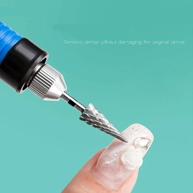 1 stks wolfraamstaal nagelboren nagelvijl elektrische boormachine pedicure manicure accessoires gereedschap acryl nagelbenodigdheden