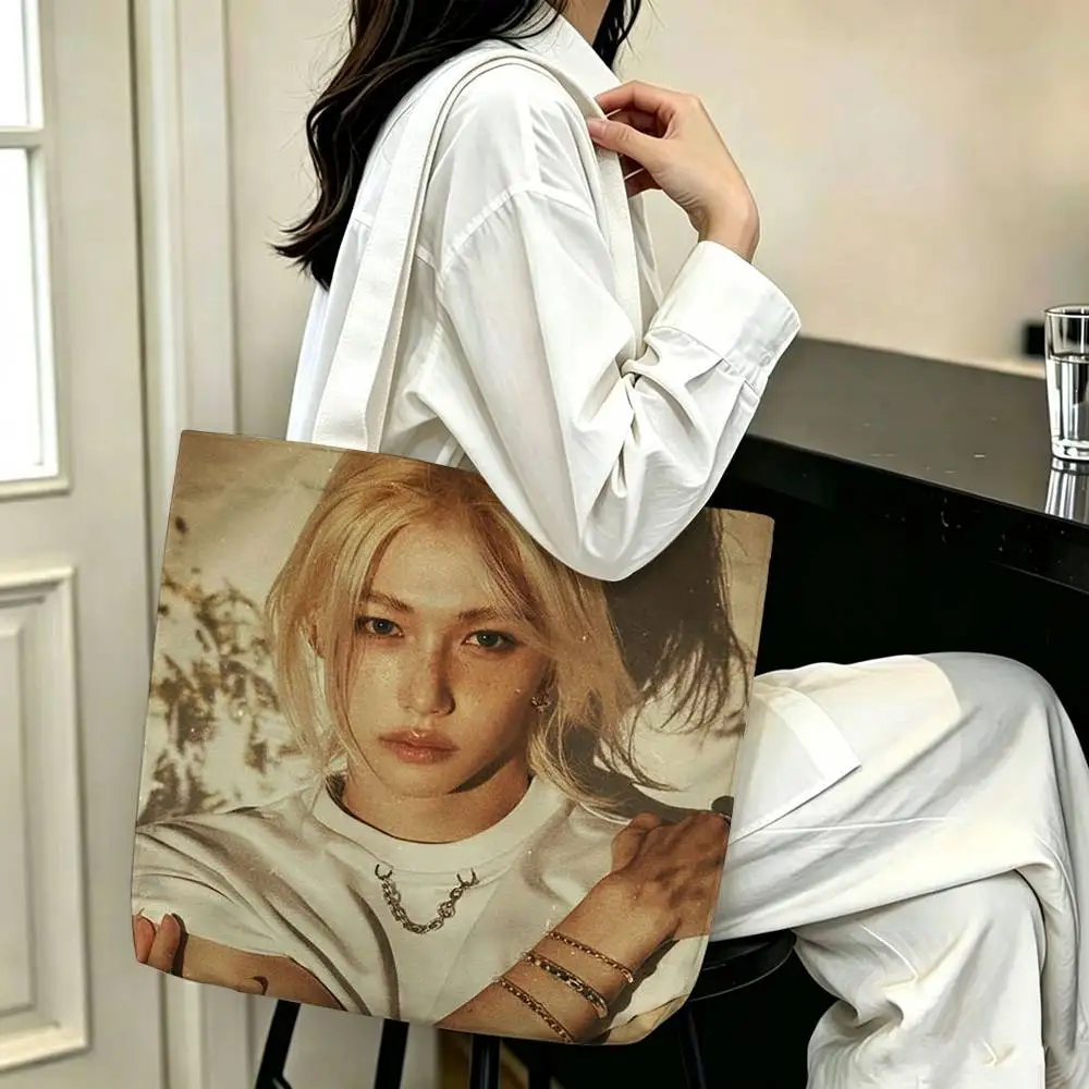 Felix THIS THAT L-Lee  Printed Canvas Tote Bag Shoulder Bag Commuter Mommy Shopping Bag