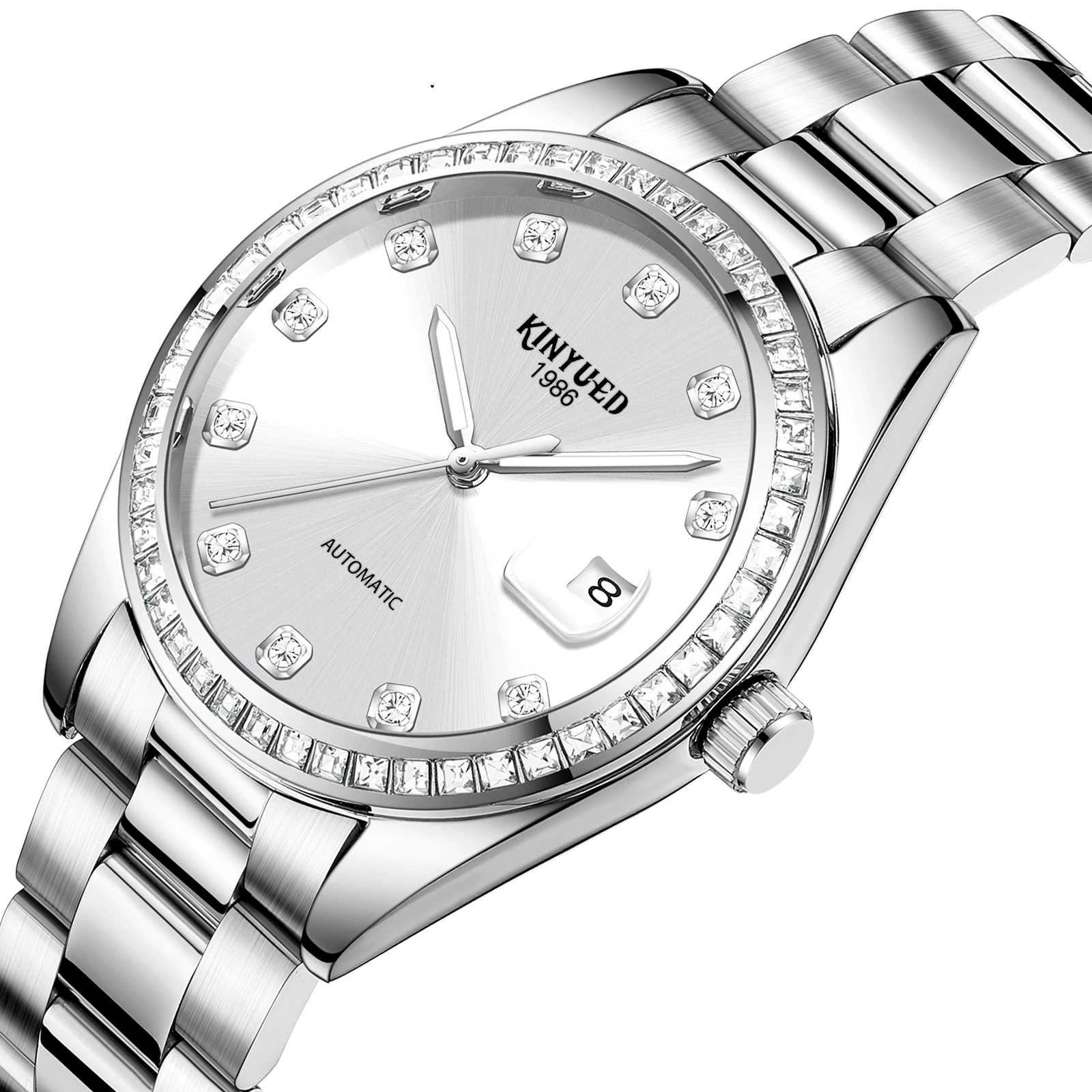 

Oriental Watch High Quality AAA Clock Brand New Top Men's Watch Luxury Multi functional Automatic Mechanical Diamond Set J142-6