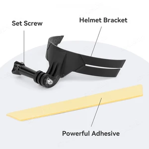 Dudukan Dudukan Dagu Helm Sepeda Motor untuk DJI Action 5 4 Dudukan Wajah Penuh untuk GoPro 13 12 11 10 9 8 Aksesori Kamera Aksi 10 trofi hpi penjualan terbaik - №