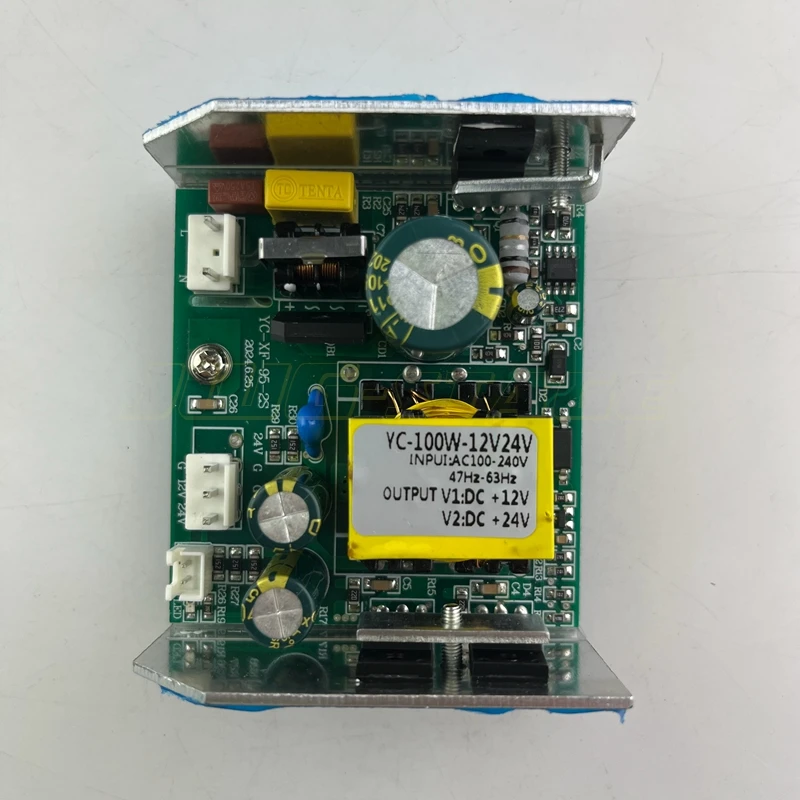 YC-100-12-24 12V24V36V Led Moving Head Light Power Supply 7x10W 24V+12V Output Bare Board Voltage Transformer