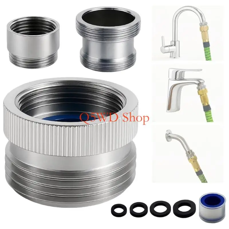 Q5WD Faucet Adapter with Aerator Sink Faucet to Garden Hose Connector Leakproof Fittings Faucet Accessories Easy to Install