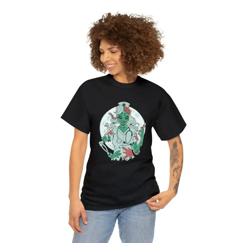 Zombie Nurse T Shirt Halloween Doctor For