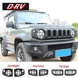 Car Tail Light Cover Front Fog Light Headlight Cover Trim Kits For Suzuki Jimny JB64 JB74W 2019 2023 Accessories