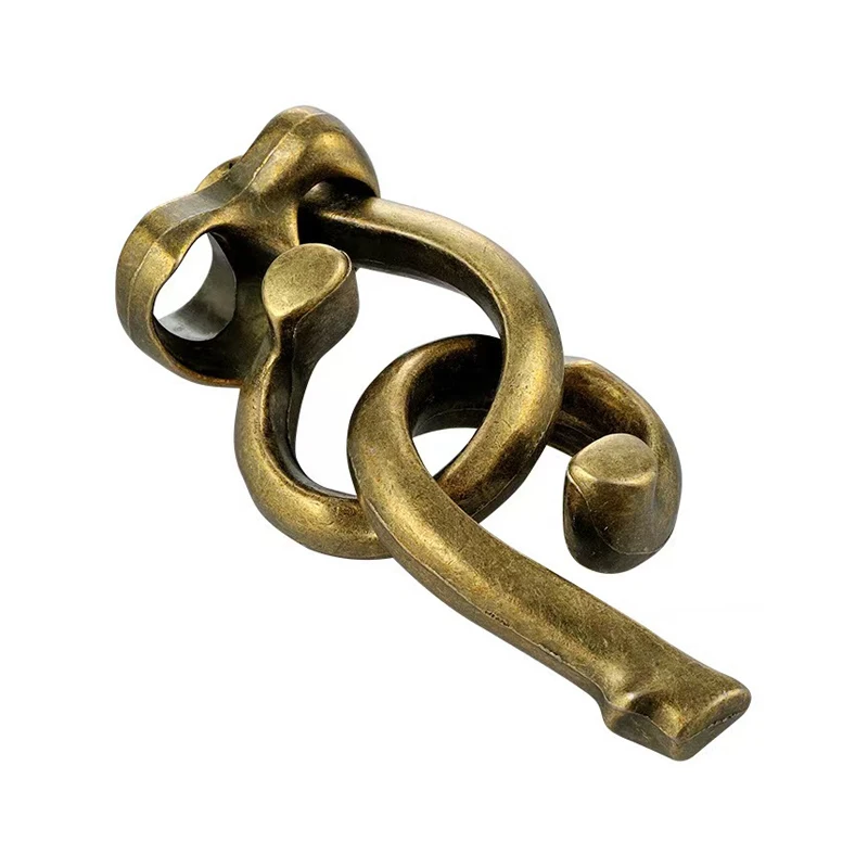 ألغاز تحريك الدماغ المعدنية المصبوبة للأطفال والكبار لفتح لعبة التعشيق اختبار الذكاء ألعاب تعليمية للتفكيك #3