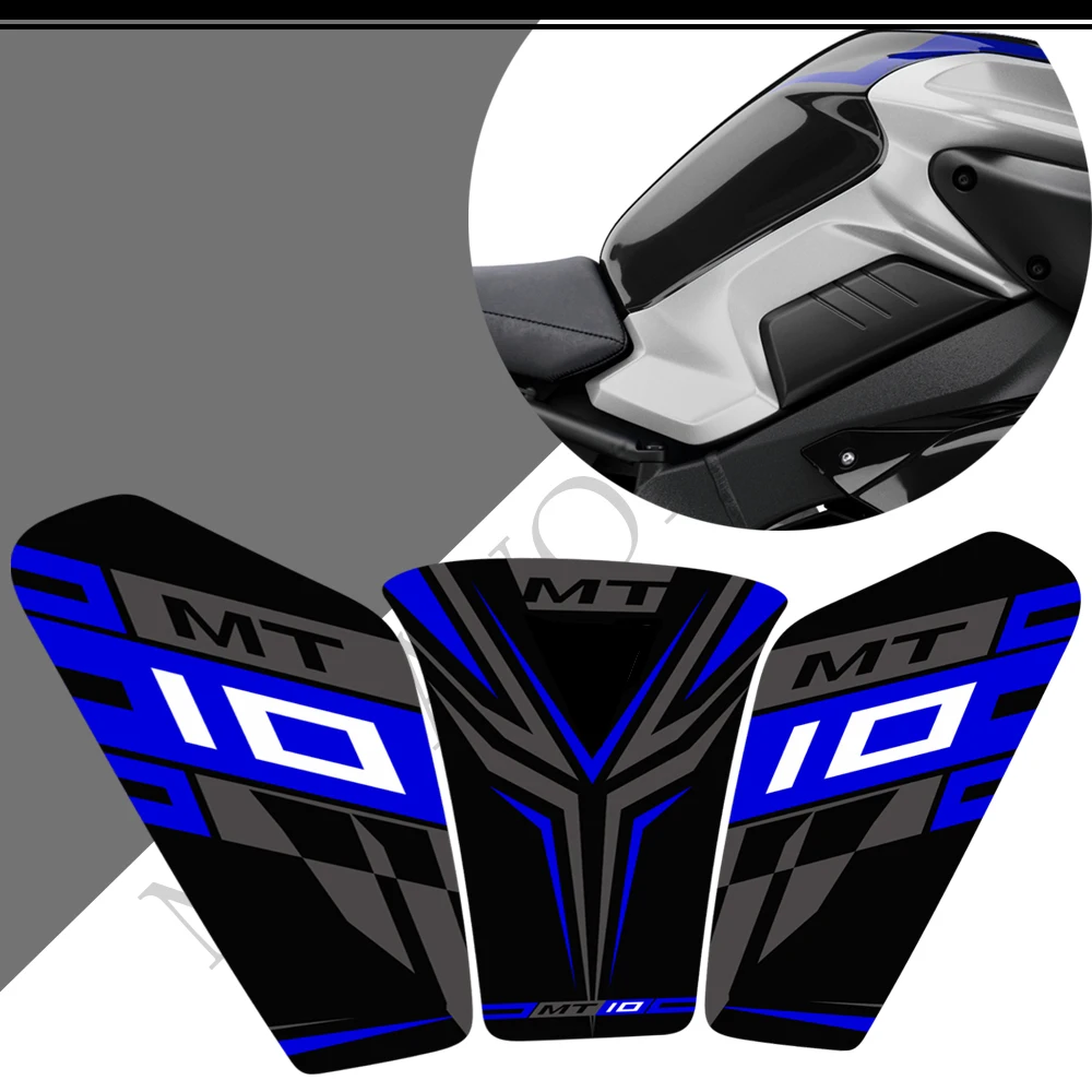 For MT10 MT-10 FZ Tank Pad GasFuel Oil Fairing Fender Windshield decorative Protector set body Stickers Decals 2016-2021 5