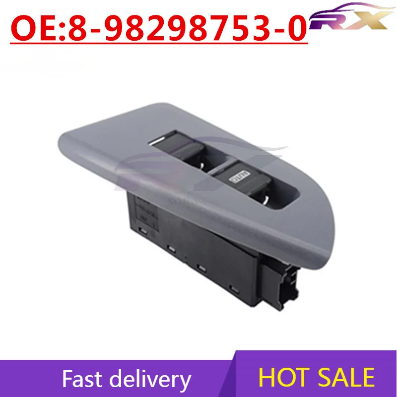 

OEM:8-98298753-0 Suitable For Isuzu Truck Accessories Red Light 6-pin Right Drive Glass Lifter Switch