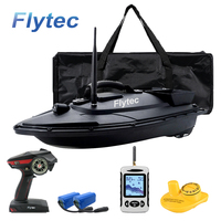 Flytec V500 500M RC Carp Fishing Bait Boats With Wireless Fish Finders 90 Degree Range Newest Smart Underwater Fishing Gear