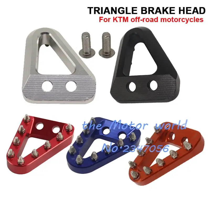 

Motorcycle Rear Brake Pedal Step Tip Plate For KTM XC XCF XCW XCFW SX SXF EXC EXCF TPi SIX DAYS 125 150 250 300 350 450 500 CNC