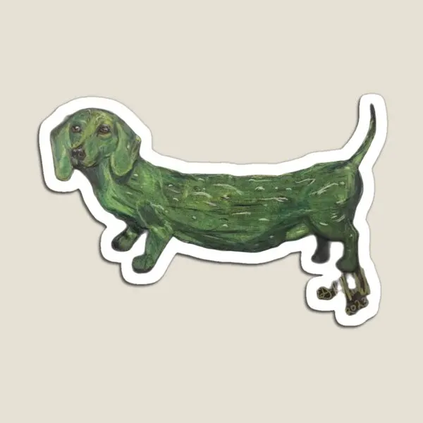 Pickle Weiner Dog  Magnet Holder Kids Cute Stickers Home Baby Children Colorful for Fridge Organizer Decor Magnetic Funny Toy