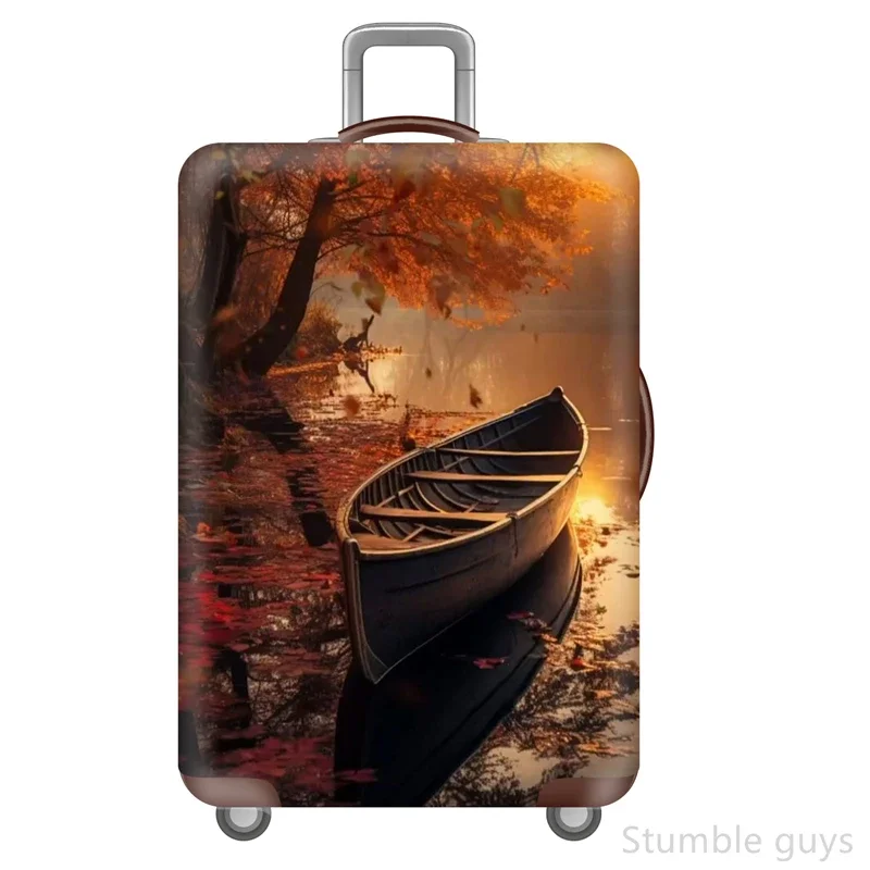 

Elastic Dustproof Suitcase Cover Protective Scratch-Resistant Stretchy Luggage Sleeve Essential Travel Accessory Air Travel