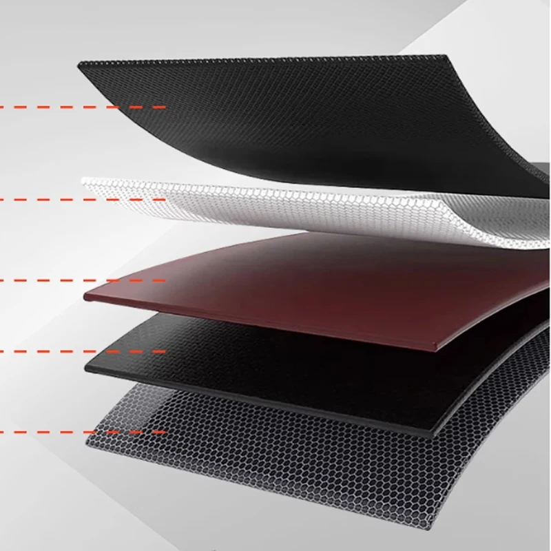 لشركة هيونداي سانتا في 5th Gen 2024 2025 اكسسوارات الديكور الداخلي للسيارات المقعد الخلفي مكافحة ركلة الوسادة مواد مقاومة الأوساخ #6