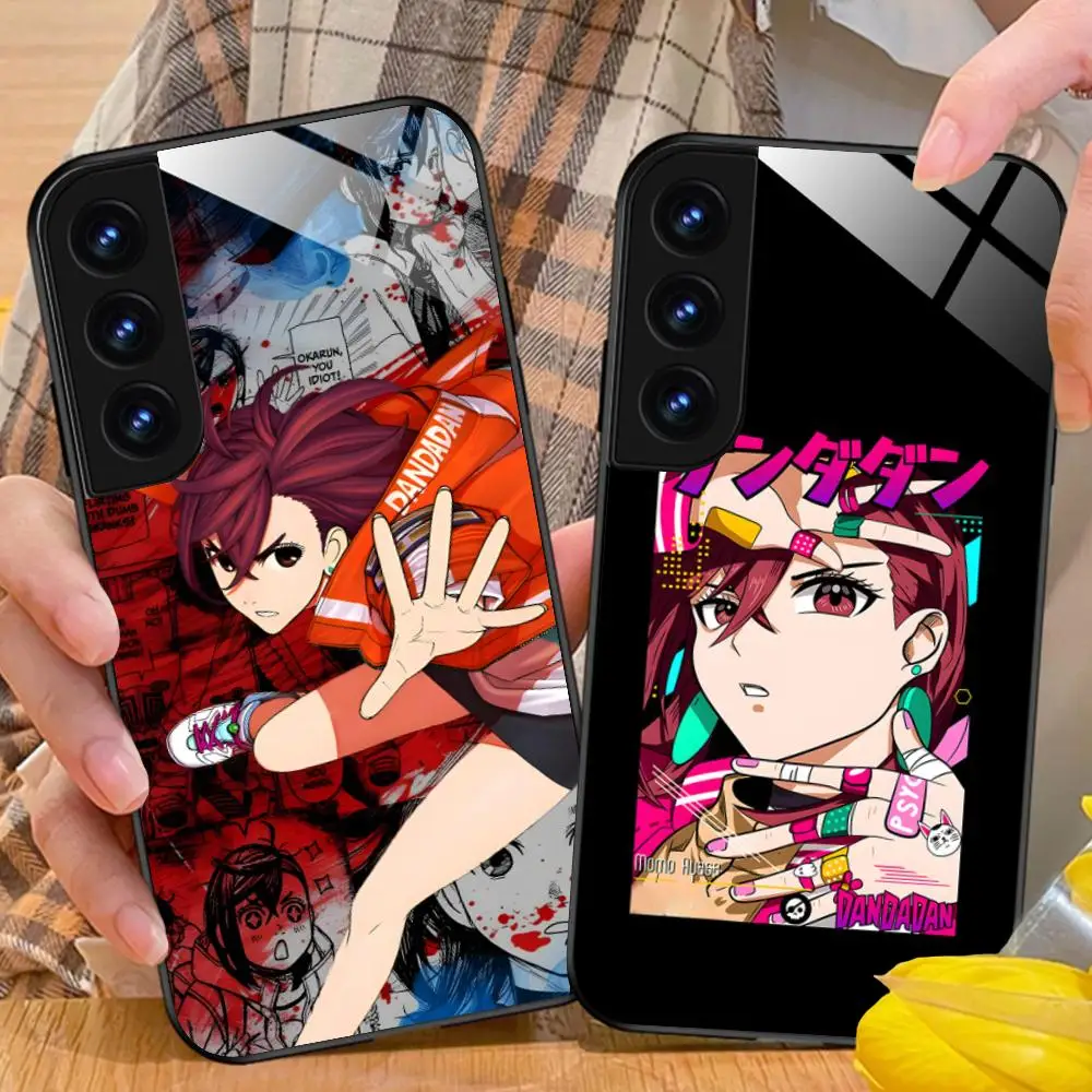 Dandadan Ayase Momo Phone Case for Samsung Galaxy S26 S25 S24 S23 S22 S21 S20 Note20 Plus FE Ultra Glass Protective Cover
