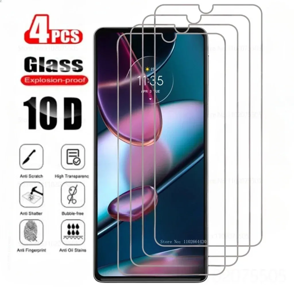 3-4Pcs Protection Tempered Glass For Motorola Moto G51 G62 G64 G22 G52 G34 G71 G62 G42 G32 G82 5G G14 G54 G84 5G Tempered Glass