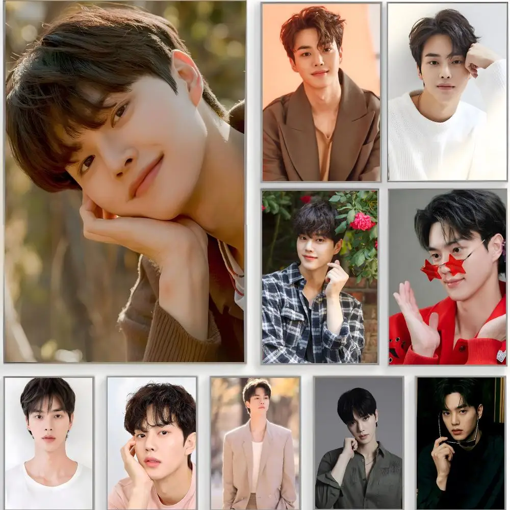 charming actor s-song kang Poster Classic Wall Art  Home Decor  Peel and Stick Unframed