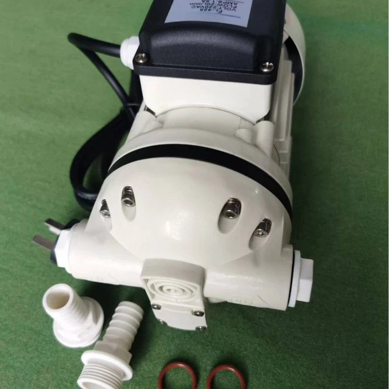 220V Electric Self Priming Diaphragm Pump Acid Alkali Resistant For Chemical Liquid Urea Filling Vehicle Industrial Transfer