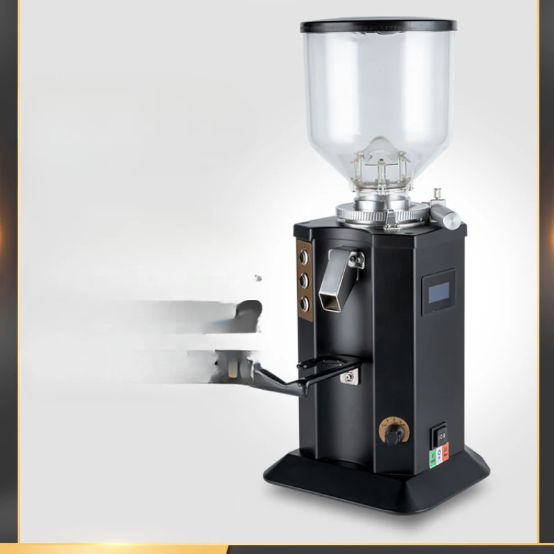 Full-automatic electric coffee bean grinder for bean mill parallel quantitative straight-out for domestic