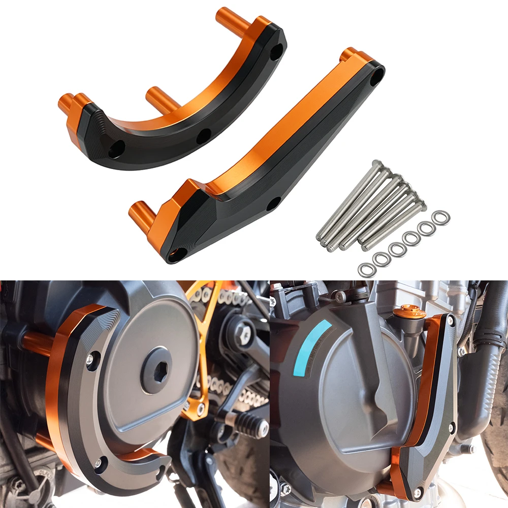 

For KTM 790 890 Duke Motorcycle Engine Case Sliders Clutch Cover Protection Guard 790 Duke 2018-2023 890 Duke /R 2020-2023 2021