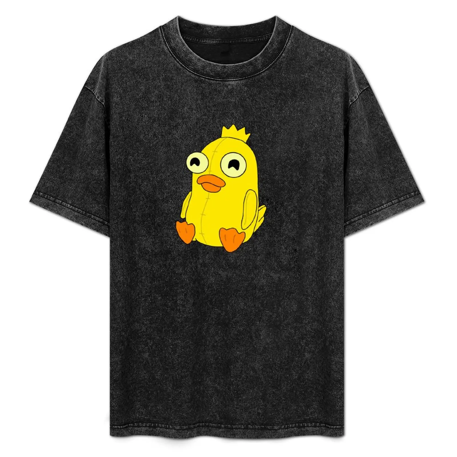 

Ducky Momo sitting down T-Shirt oversized Aesthetic clothing graphics mens champion t shirts