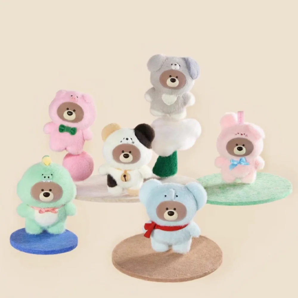 New Gifford Bear Costume Series Blind Boxes Vinyl Plush Toys Keychains Backpacks Pendants Table Decorations Festival Gift
