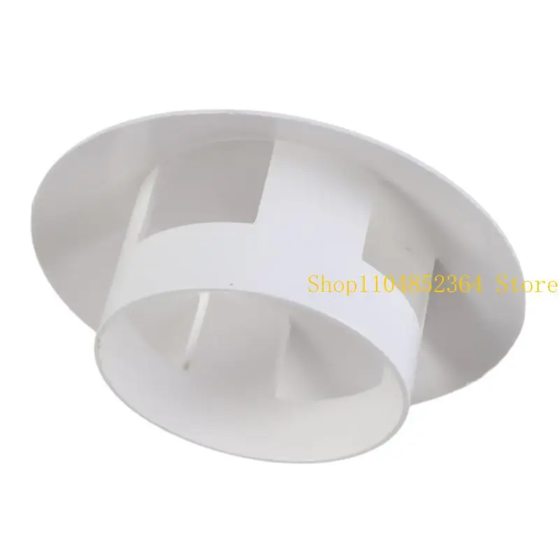 

652F PVC Breathable Caps Chimney Hood Caps for 110mm Pipe Ventilation and Weather Resistance