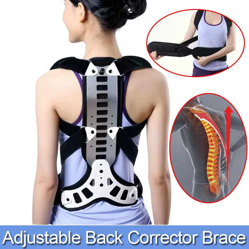 

Adjustable Back Brace Posture Corrector-Upper Back Straightener Shoulder Support Brace for Back Pain Relief Men Women