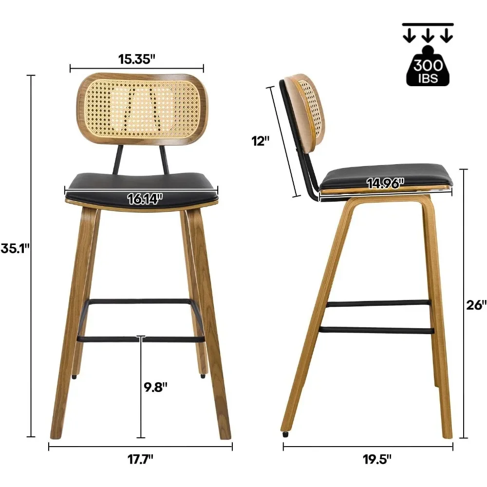 Bar Stools Set of 2, 26