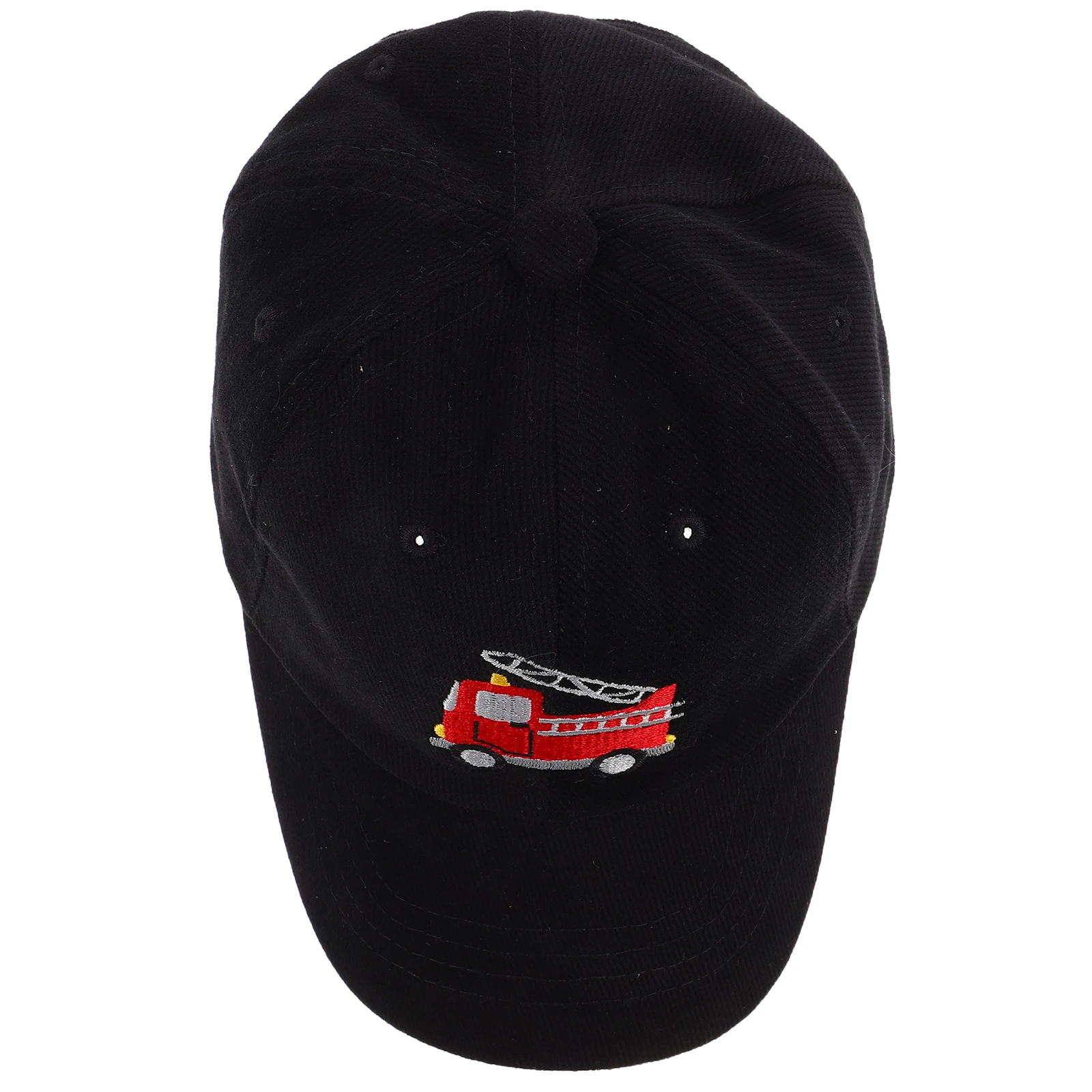 

Children'S Sun Protection Hat Cartoon Fire Truck Baseball Cap Lightweight Breathable For Kids Toddlers Adjustable Outdoor Beach